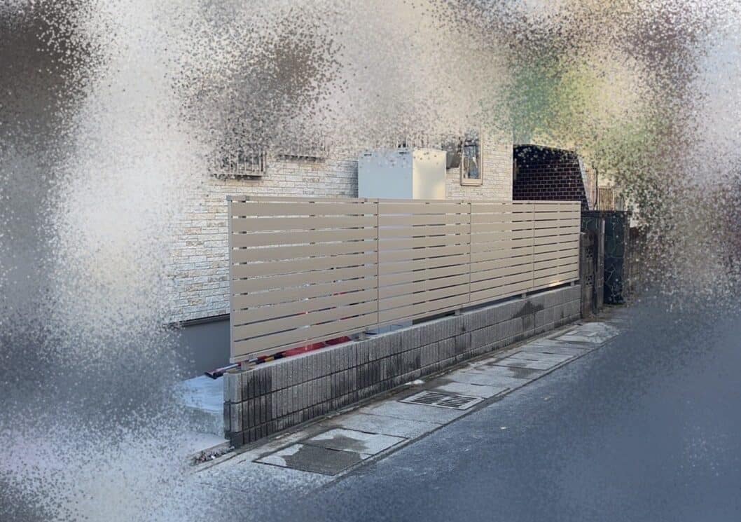 鹿児島市　フェンス設置工事