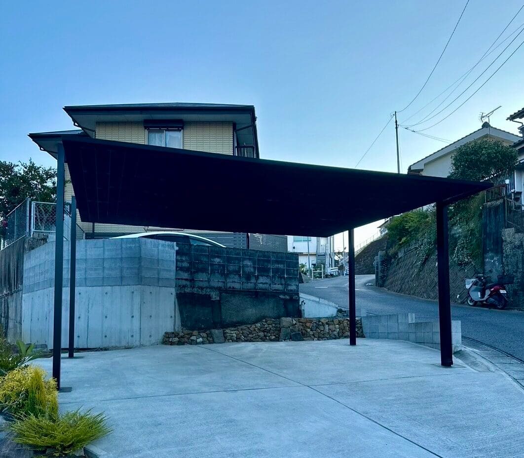 鹿児島市　カーポート工事