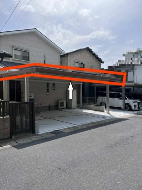 鹿児島市　カーポート工事