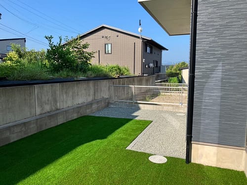 薩摩川内市　イナバ物置設置工事