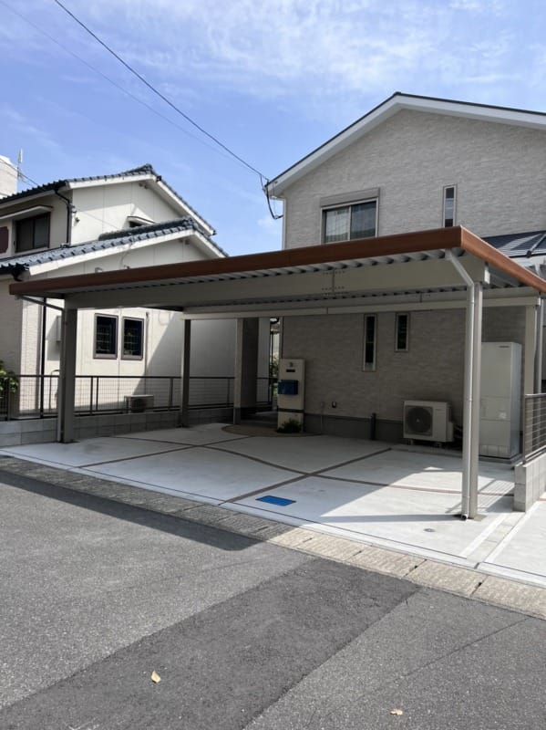 鹿児島市　カーポート工事