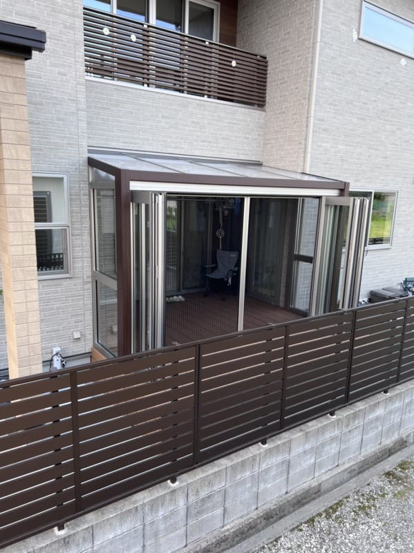 鹿児島市　サンルーム工事