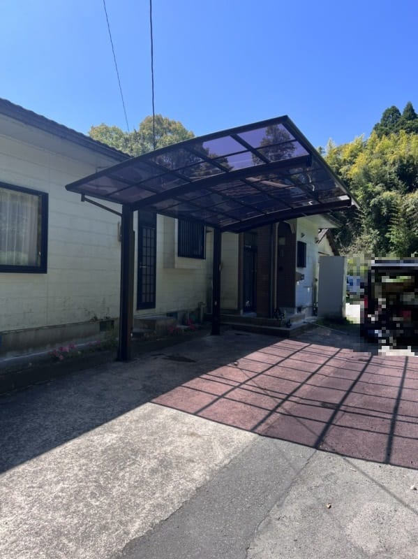 鹿児島市　カーポート工事