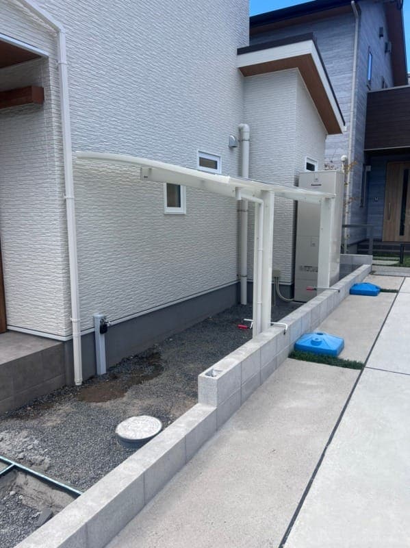 サイクルポート（家庭用駐輪場）　設置工事