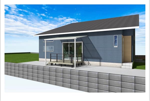 外構工事(コンクリート･フェンス･テラス屋根･リウッドデッキ】