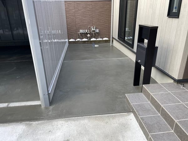 鹿児島市 ガレージ・ポスト・カーポート設置工事