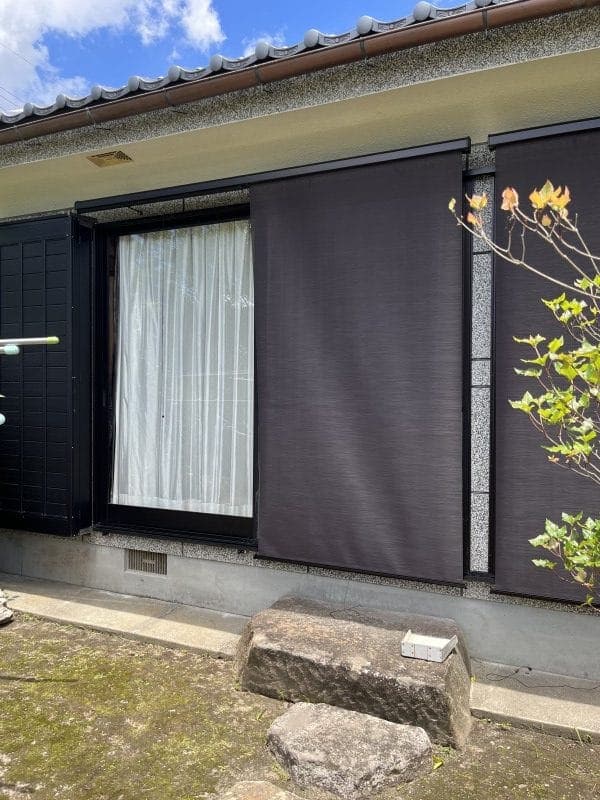 鹿児島市　すだれ設置工事