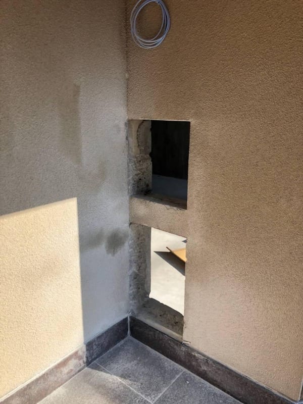 鹿児島市　G様邸　小包ポスト、宅配ボックス設置工事