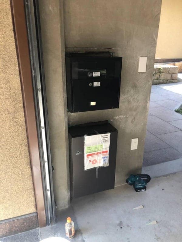 鹿児島市　G様邸　小包ポスト、宅配ボックス設置工事