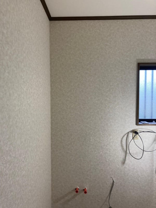 南九州市　N様邸　洗面所クロス張替え