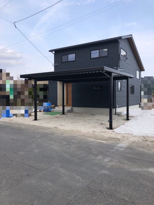 鹿児島市　カーポート工事