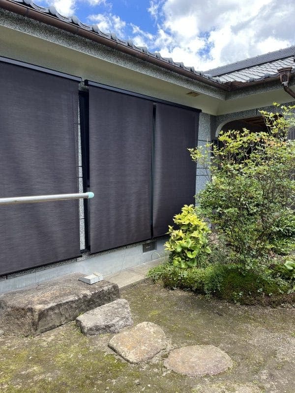 鹿児島市　すだれ設置工事