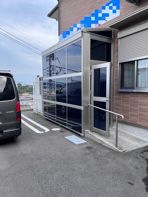 鹿児島市　テラス囲い（サンルーム）設置工事