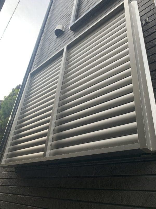 鹿児島市　浴室の目隠し工事