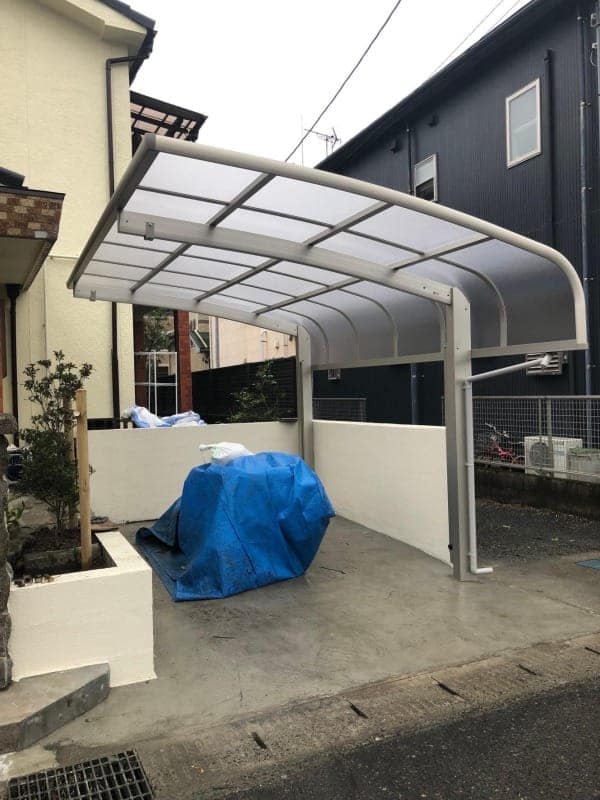 鹿児島市 　Y様邸　カーポート設置工事