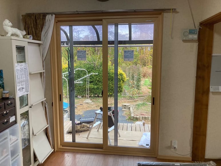 鹿児島、日置、窓、リビング、断熱、リフォーム