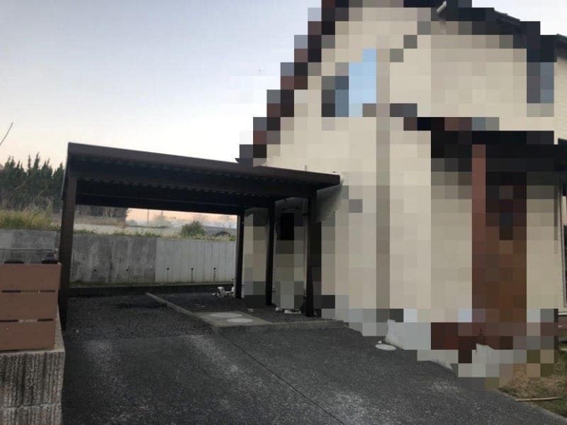 指宿市　M様邸　カーポート設置工事