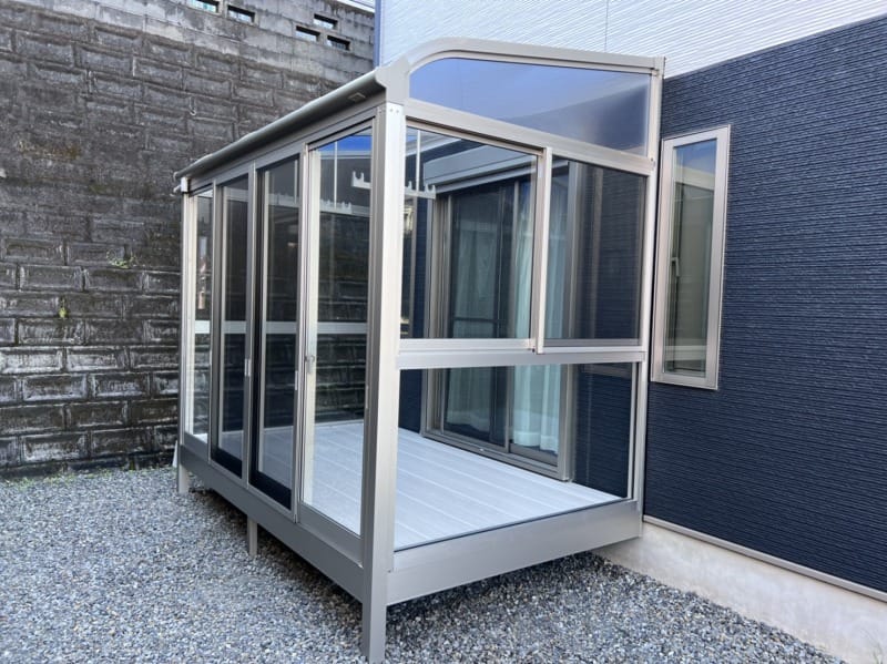 鹿児島市　サンルーム設置工事