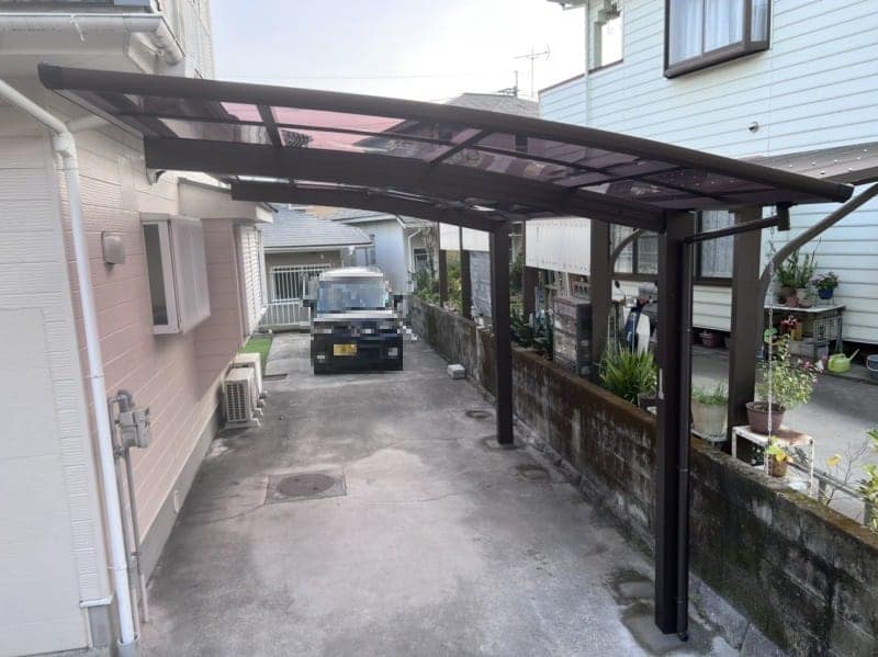 鹿児島市　カーポート工事