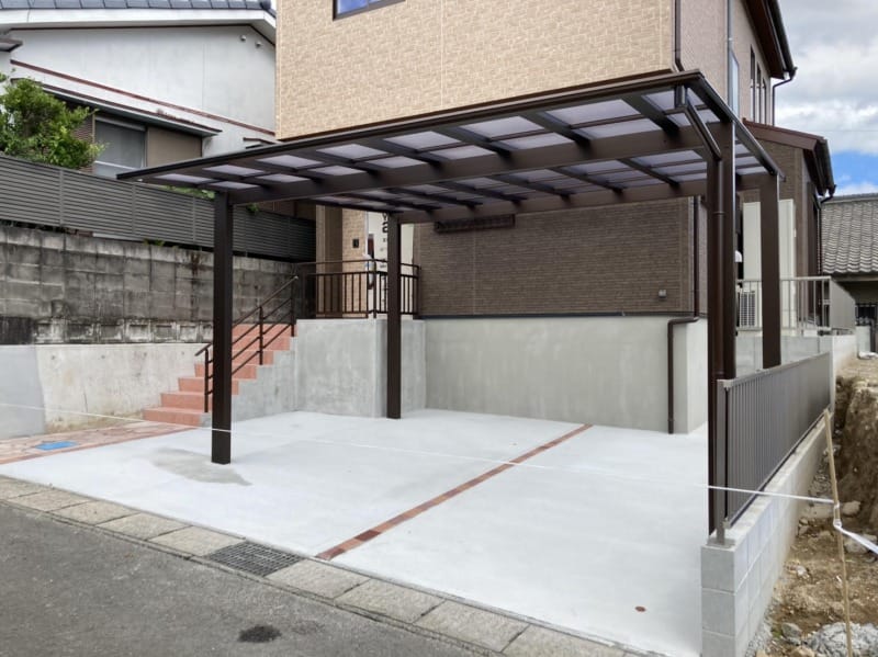 鹿児島市　U様邸　カーポート施工