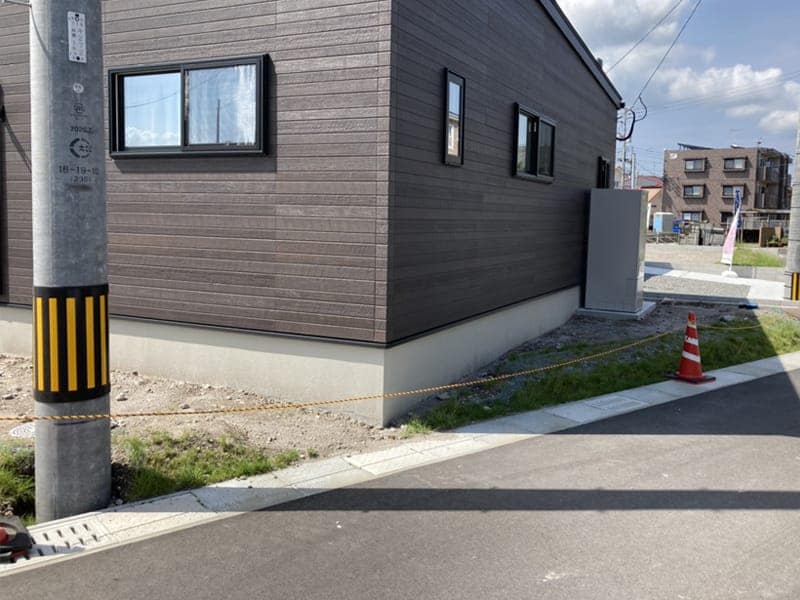 鹿児島市　S様邸新築工事　フェンス施工