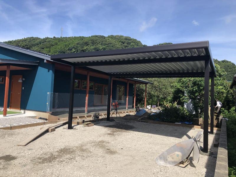 指宿市　Y様邸　カーポート施工