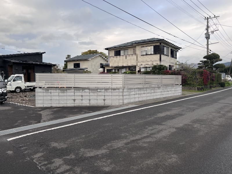 鹿児島市　フェンス設置工事