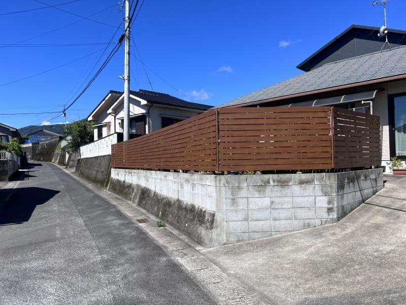 鹿児島市　フェンス取替工事