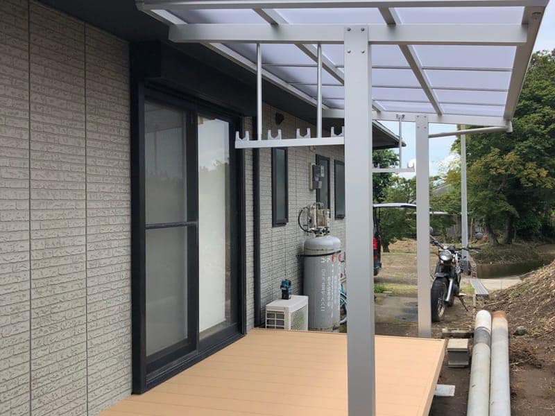 鹿児島市　T様邸　テラス・バルコニー施工