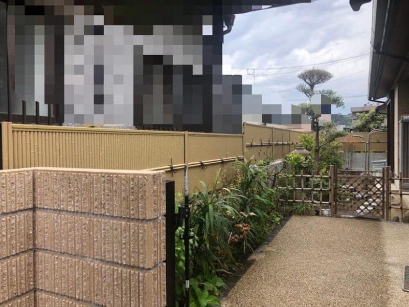 鹿児島市　H邸 　フェンス設置工事