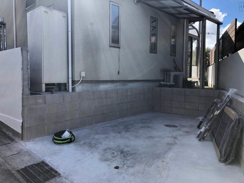 鹿児島市　A様邸　フェンス施工