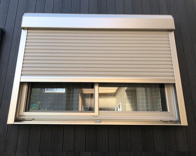 鹿児島市　K様邸　シャッター施工