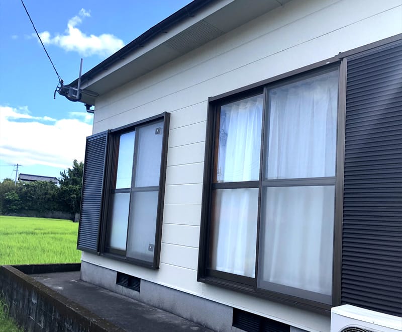 鹿児島市　M様邸　アウターシェード施工