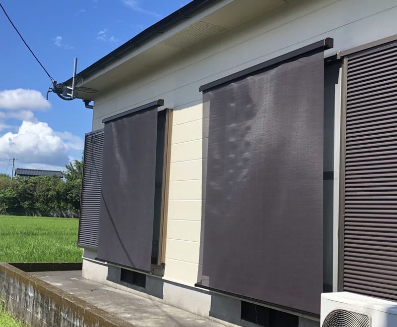鹿児島市　M様邸　アウターシェード施工