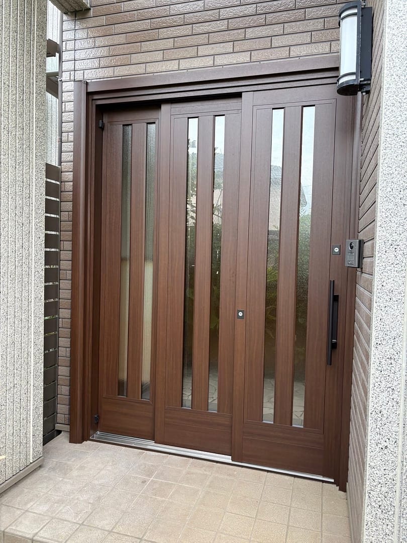 鹿児島 窓 ドア 庭 リフォーム 玄関 引き戸