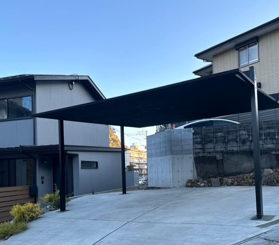 鹿児島市　カーポート工事